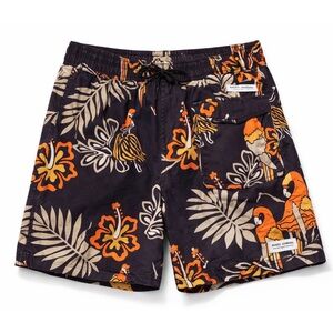 Banks Journal Tropical Print Swim Shorts | Men’s Medium 6 1/2” Inseam